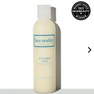 NWT FACE REALITY SKINCARE ANTIOXIDANT SCRUB Exfoliating Cleanser acne prone skin
